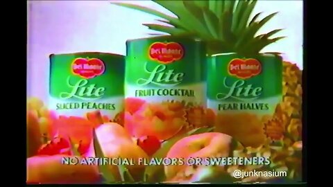 "Come On Over to the Right Life" Del Monte Fruit Commercial Jingle (1985)