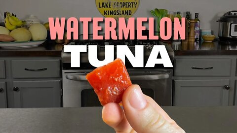 How to make Watermelon "TUNA" for Sushi Rolls and More! | Veg Sushi at Home