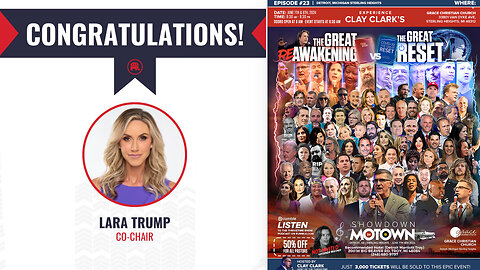 Lara Trump | Join RNC Co-Chair Lara Trump, General Flynn, Eric Trump, Kash Patel, Dr. Stella, Breuer, Amanda Grace, Mel K, Pastor Burns & Team America June 7-8 In Detroit, MI + 844 Tickets Remain | Text 918-851-0102 for Tickets