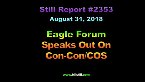 SR-2353 - Eagle Forum Speaks Out on Con-Con Con