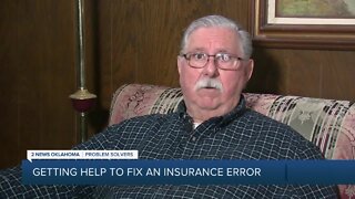 Getting help to fix an insurance error
