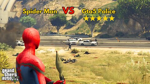 Spider-Man in Los Santos: Ultimate Clash with GTA 5 Police | #gta5 #spiderman