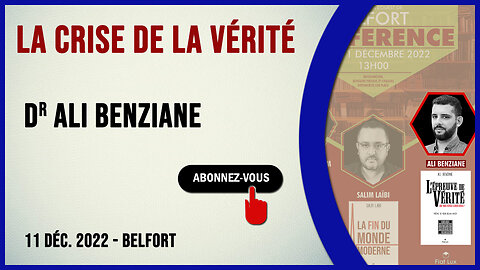 La crise de la vérité, par le Dr Ali Benziane