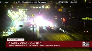 Deadly crash closes SR 51 in Phoenix