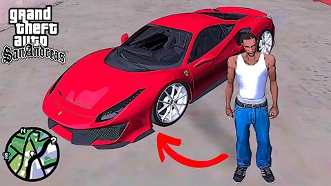 Secret Ferrari Super Car Location in GTA San Andreas (Cheat Code)