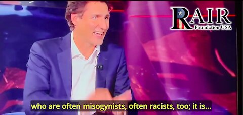 'Fascist Psychopath': Justin Trudeau Calls the Unvaccinated 'Racist and Misogynistic Extremists'