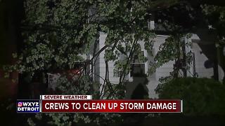 Thursday night storms cause damage across metro Detroit