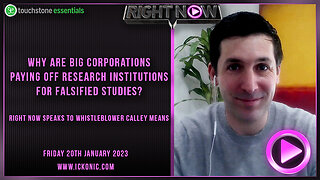 Corporations Are Paying Research Groups For Falsified Studies - Right Now Talks To Calley Means