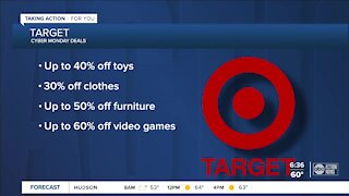 Major retailers offer big Cyber Monday deals on items like electronics, toys, kitchen gadgets