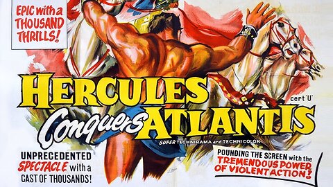 Hercules Conquers Atlantis (1961 Full Movie) | Adventure/Fantasy; Dir.: Vittorio Cottafavi; Cast: Reg Park, Fay Spain, Ettore Manni.