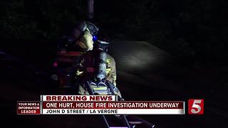 1 Injured, Pets Killed In La Vergne House Fire