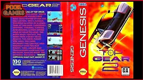 TOP GEAR 2 (SEGA GENESIS - 1993) GAMEPLAY 60 FPS. #youtube #gameplay #segagenesis