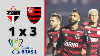 São Paulo 3 x 1 Flamengo - Vantagem importante na Copa do Brasil