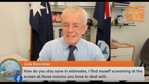 Senator Malcolm Roberts responds to the question "How do you stay sane at Senate Estimates?"