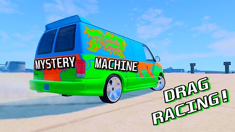 Upgrading the Mystery Machine at the Drag Strip Until Dominance! #beamngdragrace