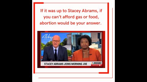 Sorry, Stacey, that's never the solution.