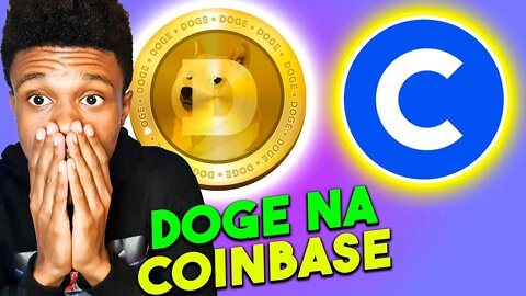 DOGECOIN NA COINBASE! O PREÇO DESPARA 30% 🔴