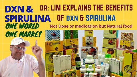 DXN is Natural food supplement NOT drug. Natural Immune Booster using DXN and Spirulina.