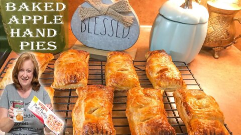 BAKED APPLE HAND PIES RECIPE | 4 Ingredient Easy Apple Dessert | It's Fall Y'all