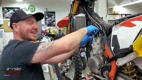 KTM 300 TPI @ 239Hrs Top End Refresh Pt.2 + TSP Low Compression Head Install | Irnieracing