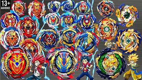 EPIC TRIPLE EVOLUTION BATTLE: ALL ACHILLES vs ALL VALKYRIES vs ALL FAFNIR-Beyblade Burst BU Ultimate