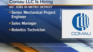 Workers Wanted: Comau LLC is hiring