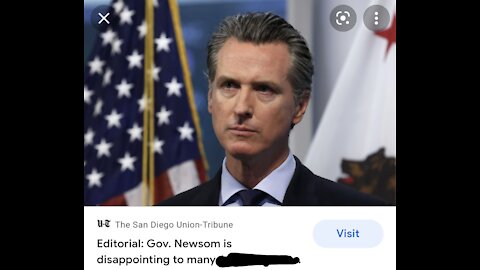 Gavin Newsom Nightmares; California Corruption