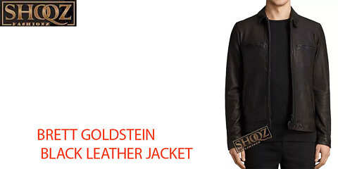 TED LASSO | ROY KENT | BLACK LEATHER JACKET