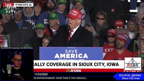 LIVE NOW: President Trump Save America Rally in Sioux City Iowa