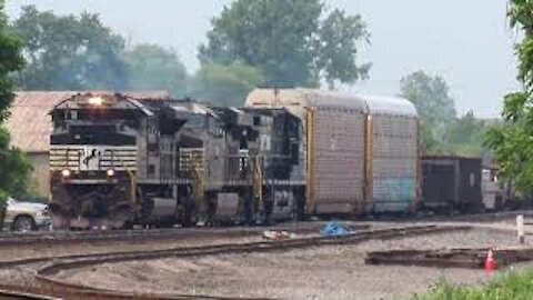 Norfolk Southern 179 Manifest Mixed Freight Train from Marion, Ohio July 24, 2021