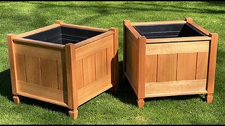 How to Build a Wooden Planter Box - Jon Peters Woodworking Project