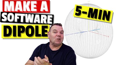 Model to make a Dipole in Software - MMANA Antenna Modeling