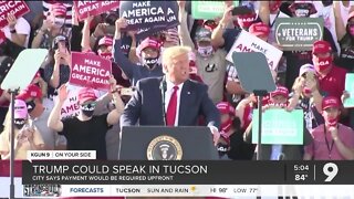 City: Donald Trump planner requesting Tucson speaking engagement