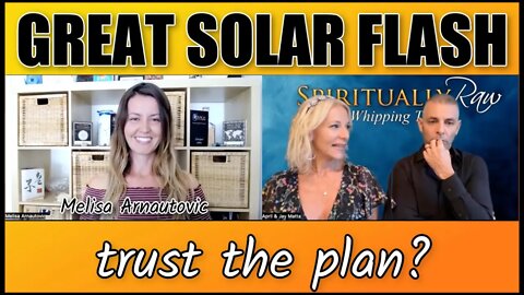 GREAT SOLAR FLASH 🌟 trust the plan?