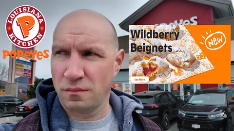 Popeyes New Wildberry Beignets!