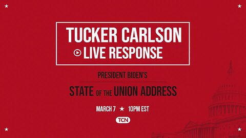 F**k it. We’ll do it live! Thursday night, March 7, our live response to Joe Biden’s State of the Union speech.