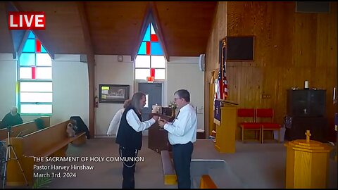THE SACRAMENT OF HOLY COMMUNION by Pastor Harvey Hinshaw