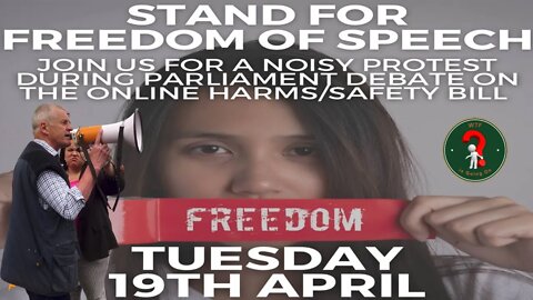 Online Harms Bill Protest