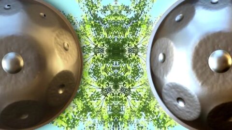 Ambient Pan drum duo. Meditative Music. Relaxing Hang Drum music for Meditation and Yoga.