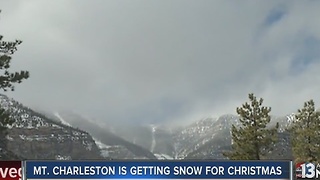 Expect snow on Mount Charleston Christmas weekend