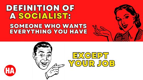 My Message to Socialists (who wants things for free)