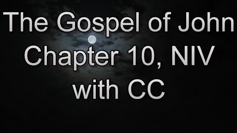 The Holy Bible - The Gospel of John Chapter 10 (Audio Bible - NIV)