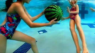 Passing the Watermelon Ball Underwater