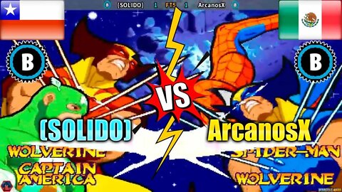 Marvel Super Heroes vs. Street Fighter ((SOLIDO) Vs. ArcanosX) [Chile Vs. Mexico]