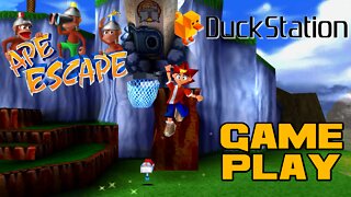 Ape Escape - DuckStation - PlayStation Gameplay 😎Benjamillion