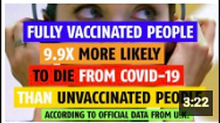 Fully vaccinated people 9.9 times more likely to die from COVID-19 than unvaccinated