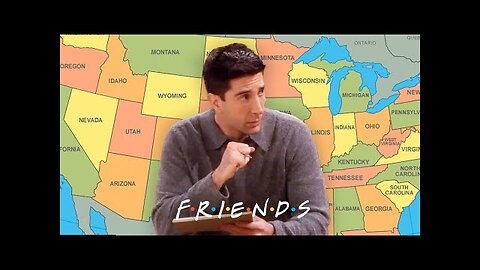 Ross Can't Remember All 50 States | Friends