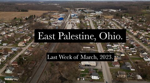 East Palestine, Ohio: Drone footage and commentary by Josiah Richwine.