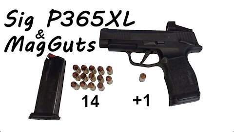 14 Rounds in the Sig Sauer P365XL - MagGuts