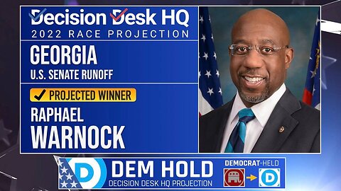 Democrat Warnock Beats Walker To Win Georgia Senate Runoff